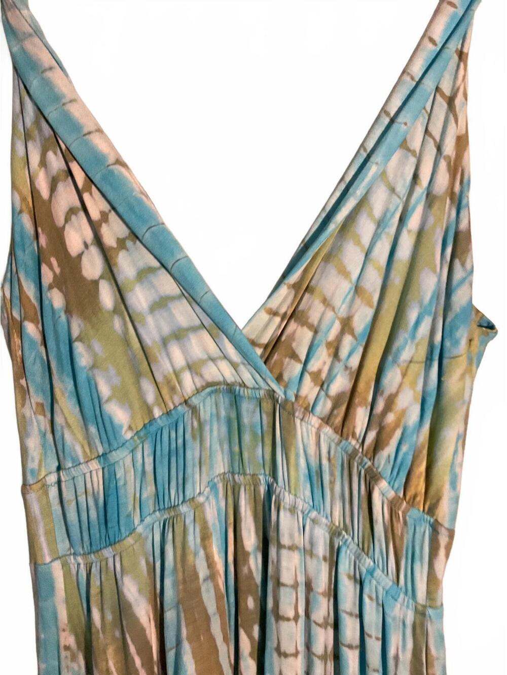 Pineapples Boutique Elegant Tie-Dye Maxi Dress - Perfect for Summer Medium - Picture 11 of 11